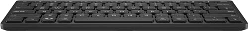HP Clavier Bluetooth - QWERTY - Multi-périphériques - Noir Blanc - Clavier sans Fil - Compact