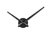 Mintime Large Wall Clock 3D Clock Hands with Clock Mechanism & Wall Sticker Wall Decorations for Livingroom House Office