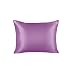 Sweet Dreams - Blissford Luxury Satin Pillowcase with Zipper, Standard Size, Lavender (Silky Satin Pillow Case for Hair) By Shop Bedding (1-Pack)