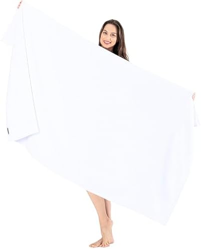 SALBAKOS Luxury 100% Turkish Cotton Bath Sheet 40x80 in (1-Piece,...