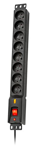 Multiprise rack 19 lestar 8 prises pour alimenter votre baie réseau