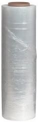 Hand Stretch Wrap, Clear, 1500 Ft L, 18 In W