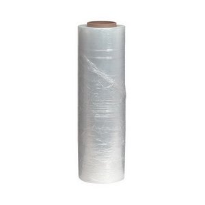 Hand Stretch Wrap, Clear, 1500 Ft L, 18 In W