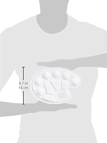 Pelikan Tavolozza Pittura, Plastica, Bianco, 23.5