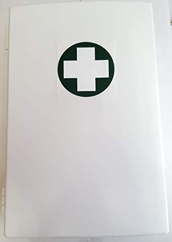Médecine Armoire en plastique Blanc avec une porte pour montage mural