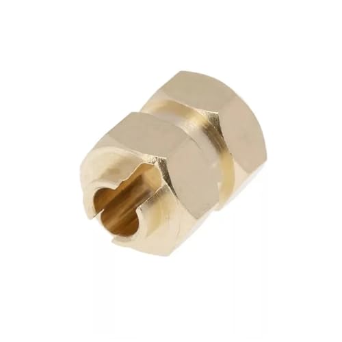 Moyeux hexagonaux 7mm Axial SCX24 Deadbolt élargisseur laiton