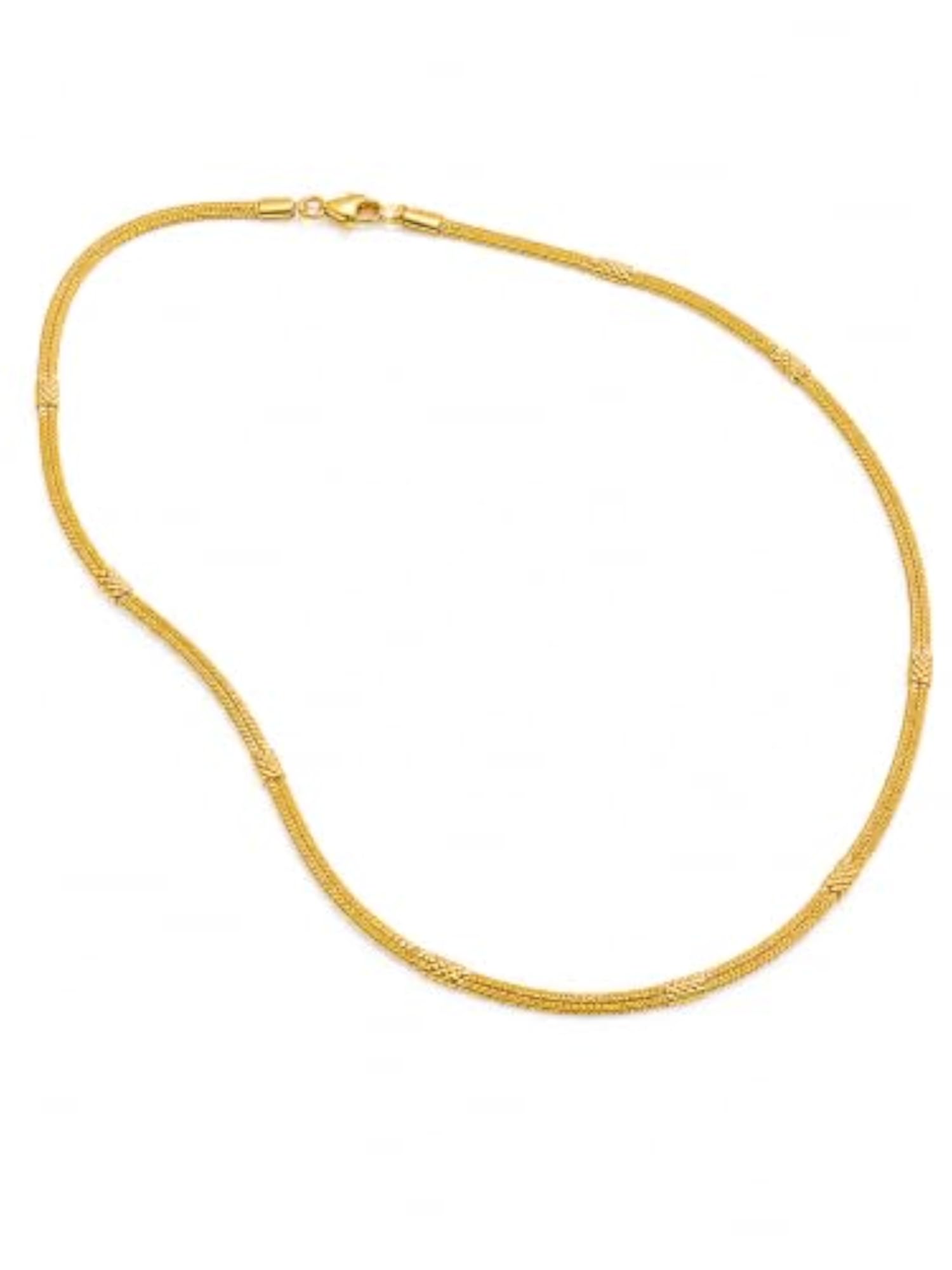 Gold Plated Chain Necklace, Everyday Essential
