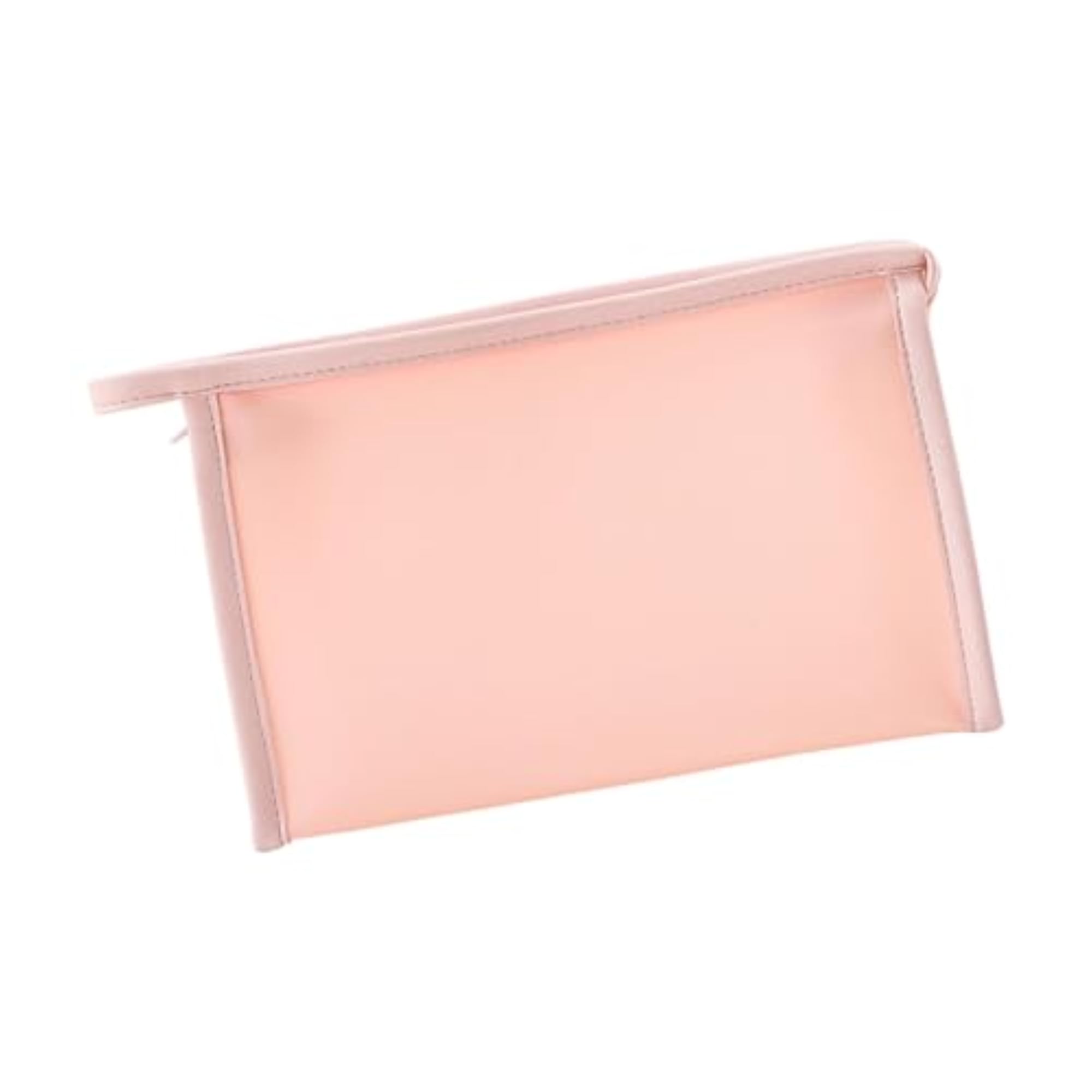 PVC Waterproof Makeup Bag, Portable Pink Travel Essential