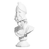 Résine : fabriquée en résine, cette sculpture offre un haut niveau de détail et une grande durabilité, ce qui en fait une magnifique pièce de décoration pour de nombreuses années. modèle de référence d'artiste, buste en résine