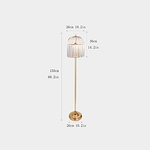 Lámpara de pie LED con tulipa de vidrio y base metálica estable de diseño industrial 2