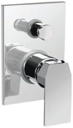 Modern Chrome Concealed Bath Shower Mixer Trim, Wall Mounted Single Handle Control Valve, Premium Bathroom Fixture (2)