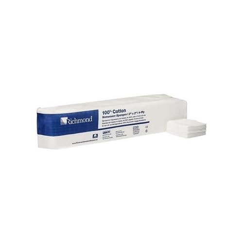Richmond 300631 MultiPly Non-Sterile Cottons Sponges, 2