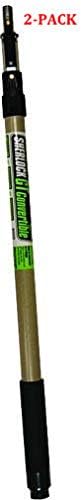R091 Sherlock GT Convertible Extension Pole, 4-8 feet (4-8 Feet (2-Pack))