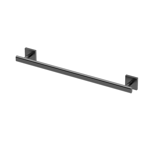 Image of Gatco 4051MX Elevate Bathroom Towel Bar, 18-inch, Matte Black