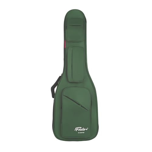 GHOSTFIRE FOALS Phantom Series Electric Guitar Case Colorful Guitar Gig Bag Super thick with Storage Space (DarkGreen, Electric Guitar)