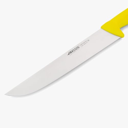 Couteau de boucher jaune Arcos idéal pour vos barbecues et grands repas - 4