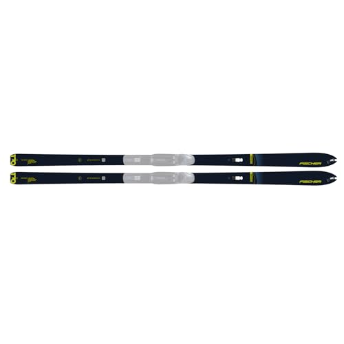 Fischer Excursion 88 Crown/Dual Skin Xtralite Offtrack Cross Country Skis, Dark Blue/Yellow, 189cm