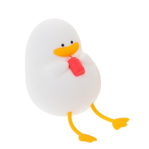 Lámpara de noche silicona pato con luz amarilla suave