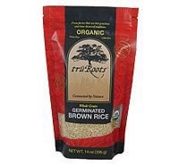truRoots Organic Germinated Brown Rice 14 Ounces (Case of 6)
