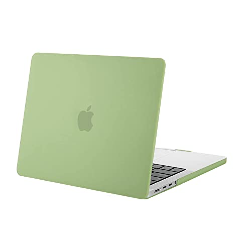 MOSISO Kompatibel mit MacBook Pro 14 Zoll Hülle 2026 2025-2021 M5 M4 M3 M2 M1, Ultradünne Hartschale Schutzhülle A3427 A3426 A3434 A3112 A3185 A3401 A2918 A2992 A2779 A2442, Avocado Grün