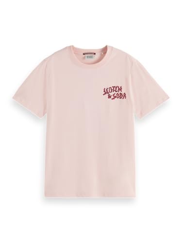 T-shirt Scotch & Soda regular femme aux finitions graphiques exclusives