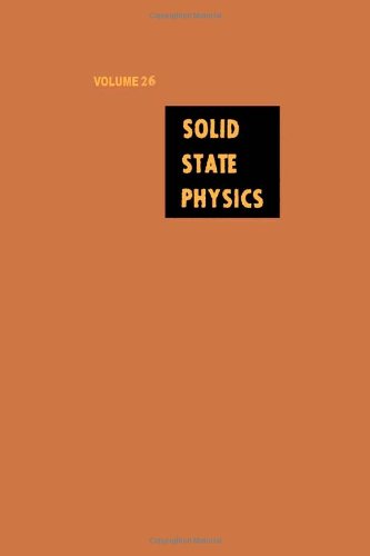 Solid State Physics: v. 26: Advances in Research and Applications (Solid State Physics: Advances in Research and Applications)