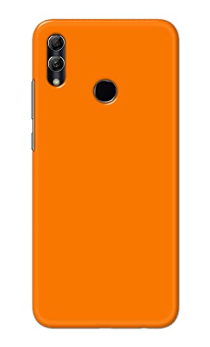 Image of Plain Orange Hard Back Case Cover for Huawei P Smart (2019) / Honor 10 Lite, Pot-LX1 / POT-LX1AF Back Cover -(J5) VNS2229