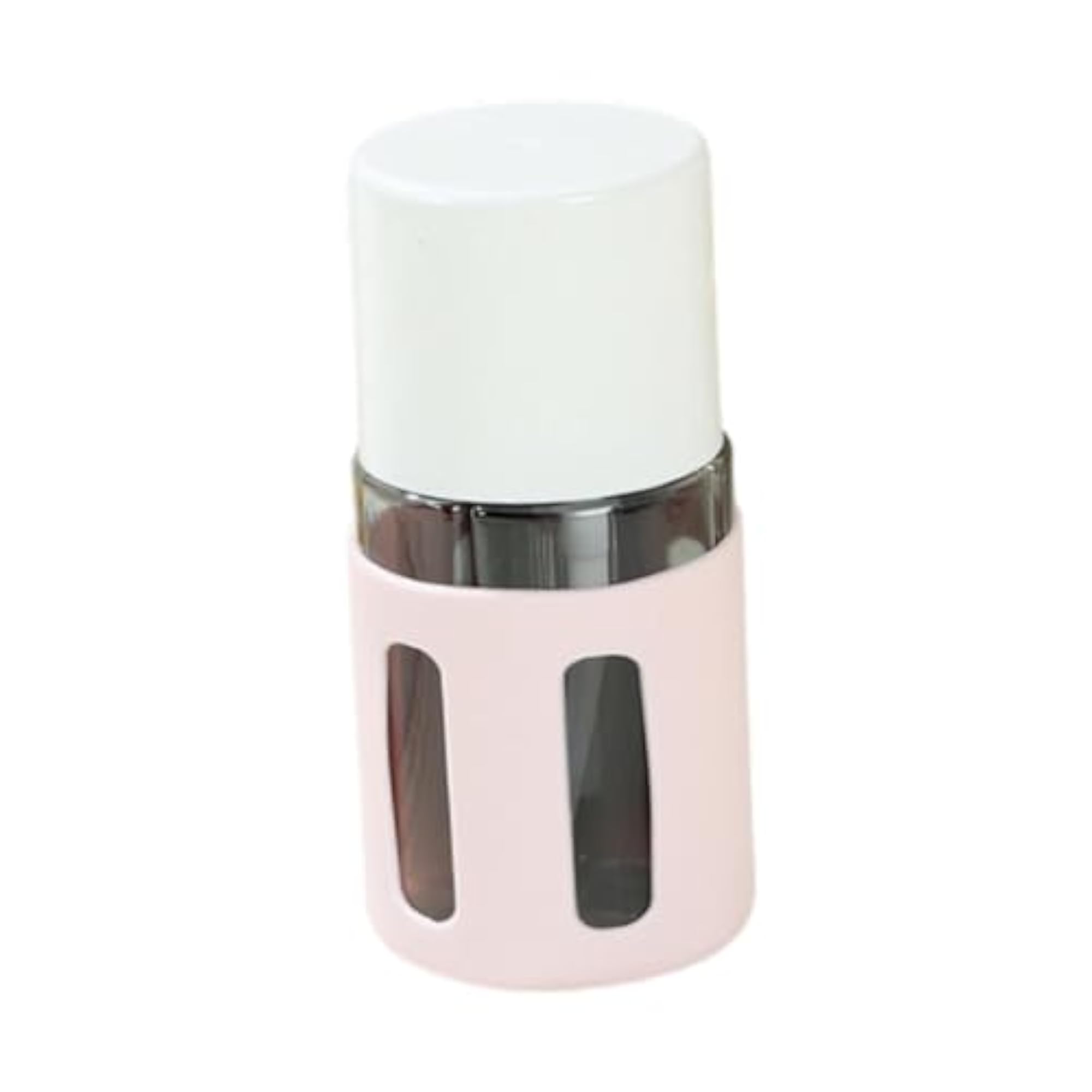 4 in 1 Travel Bottles, Compact Travel Containers, Pink