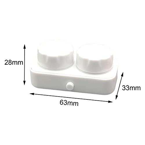 yotijay Para De Lentes De Contato, Máquina De Lavar De Rápida Coloridas, Branco