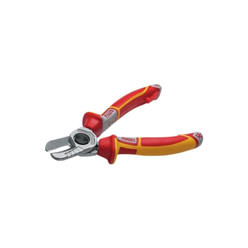 Alicate Tagliacavi VDE 160 Mm – Pinza Professionale Per Elettricisti, Isolata E Sicura, Lunghezza 16 Cm