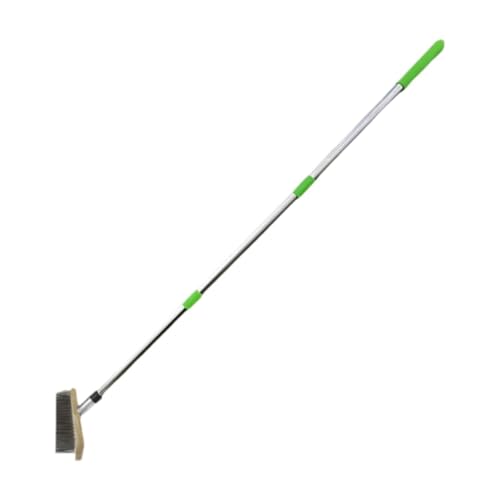 Brosse de sol fils acier 20 cm pour nettoyage extérieur en béton
