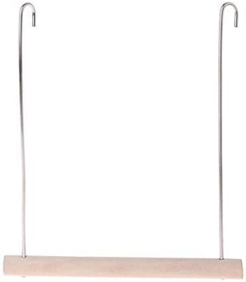 Western Era Joyful Perch Swing Toy Cage Hanging Platform, Climbing, Exercise Perch for Birds (Pack of 2) (Small)