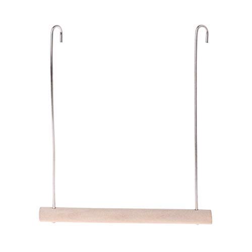 Western Era Joyful Perch Swing Toy Cage Hanging Platform, Climbing, Exercise Perch for Birds (Pack of 2) (Small)