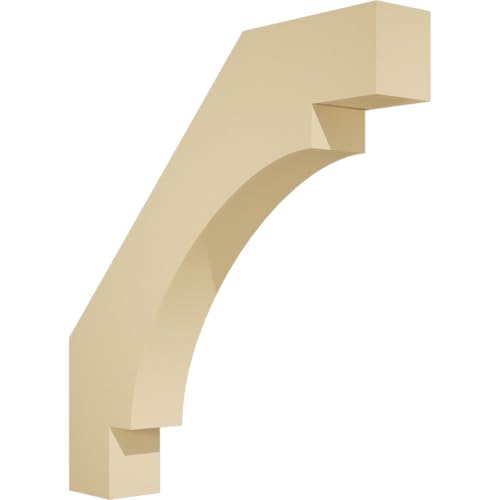 5 1/2"W x 38"D x 38"H Merced Signature Urethane Knee Brace, Primed Tan