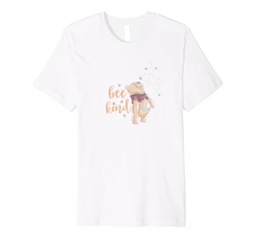 T-shirt Pooh Bee Kind Premium en textile haut de gamme ultra doux
