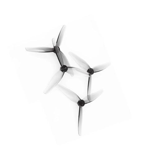 Hélices T3.5X2.5X3 tripales V2 moulées en polycarbonate haute résistance pour micro drone