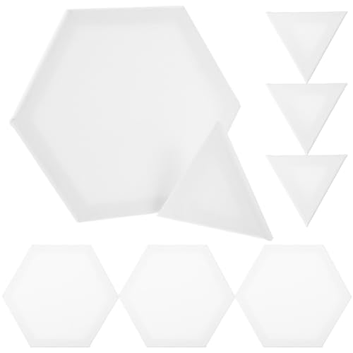 Veemoon 8Pcs Canvas Drawing Panels for Artists Portable Watercolor Painting Boards Beginner Friendly Painting Panels Shapes for All Skill Levels