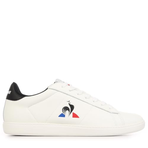 Le Coq Sportif - Courtset - Sneaker Homme Tige Cuir et Synthétique - Semelle Caoutchouc - Chaussure de Ville Style Tennis Look Urbain Décontracté - Taille...