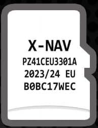 Micro tarjeta SD navegación GPS Europa 2023-2024 compatible con Citroën C1 y Toyota Aygo – XNav – PZ41CEU3301A – B0BC17WEC