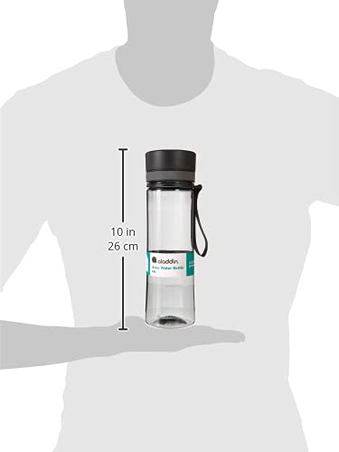 Aladdin Aveo Leakproof Leakproof Water Bottle 0.6L Concrete Grey – Wide Opening For Easy Fill - Bpa-Free - Simple Modern Water Bottle - Stain And Smell Resistant - Dishwasher Safe #TOP2