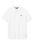  Napapijri Jungen K TALY 3 Poloshirt, Weiß (Bright White 0021), 128 (Herstellergröße:8)