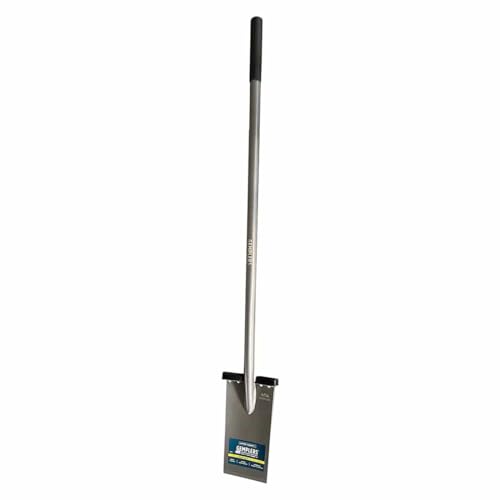 Gemplers Long Handle All-Steel Spade Self-Sharpening Blade Two Cushioned Footpads 63 L
