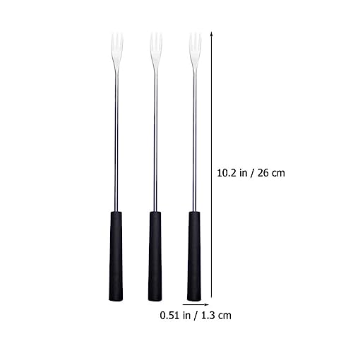 image for Kichvoe Fondue Forks - Stainless Steel Fondue Forks - 12 Pcs Fuirt Des