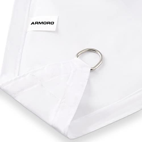 Image of Sun Shade Sail, 98% Sun & UV Rays Blockage 160 GSM Cloths with 1.5 m Nylon Rope Included for Each of The Corners | Multipurpose Uses Home, Garden, Lawn & Outdoor (16ft x16ft x16ft)