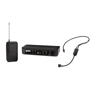 Shure BLX14/P31 Wireless Microphone System – 14-Hour Battery Life, 300 ft Range, UHF | Includes PGA31 Headset Mic, Bodypack Transmitter, Single Channel Receiver | H10 Band (BLX14/P31-H10)