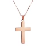 QYYZTQY Minimalista De Plata con Una Gargantilla Colgante De Crucifijo para Hombres, Collar con Cruz De Jesús Acción De Gracias