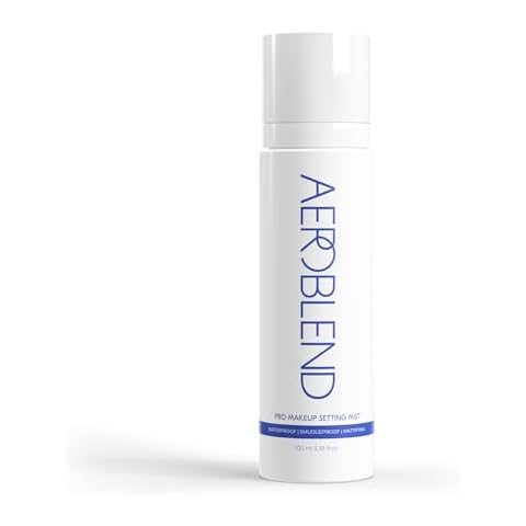 AEROBLEND Pro Makeup Setting Mist – Long-Lasting Matte Finish Setting Spray, Smudge-Proof & Waterproof for All-Day Hold Cover