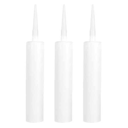 Alipis - Alipis Tubes de Mastic Vides Réutilisables 3 Pièces en Latex Utilisables pour Mastic Silicone, Colmatage Fissures et Entretien Carrelage à Domicile