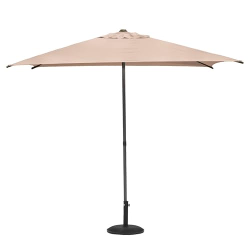 Hespéride - Parasol droit carré Soya blé 2,5 x 2,5 m