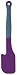 KitchenCraft Colourworks wielofunkcyjna szpatułka z wbudowaną półką na miski, fioletowa 28,5 cm